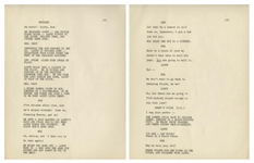 Moe Howard's 62pp. Script, Plus Run Down Page, for ''The Colgate Comedy Hour'' Airing 16 December 1951 -- Very Good Plus Condition